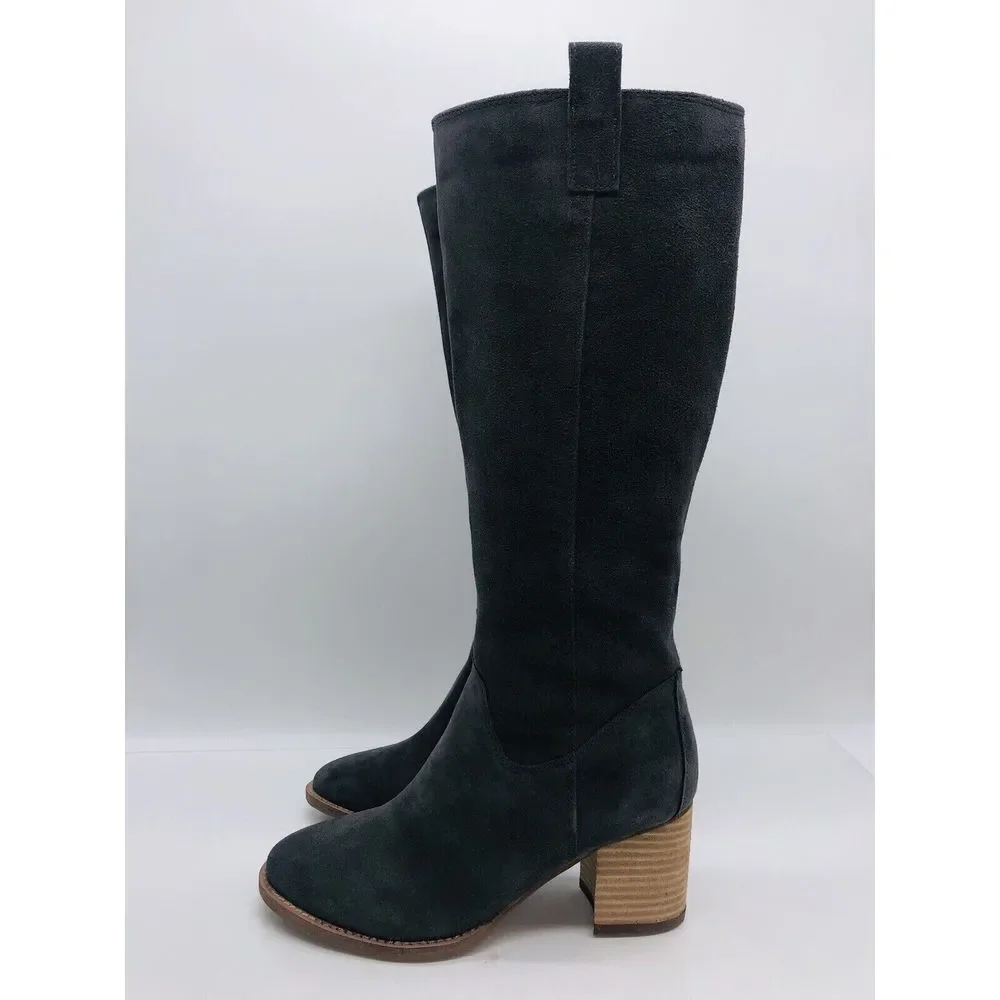 Aqua College Women's Natalya Waterproof Boots- Dark Grey Suede, US 8 / EUR 39 - Picture 3 of 9